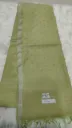 Lenin Plain Sarees - Olive Green