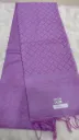 Lenin Plain Sarees - Lavender