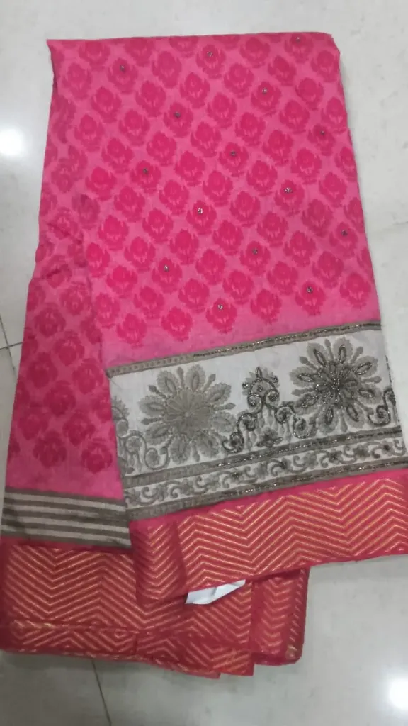 Sequence Work Sarees - Pink