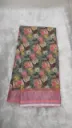 Lenin Silk - Cream/Pink Border
