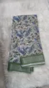 Lenin Silk - Cream/Green Border