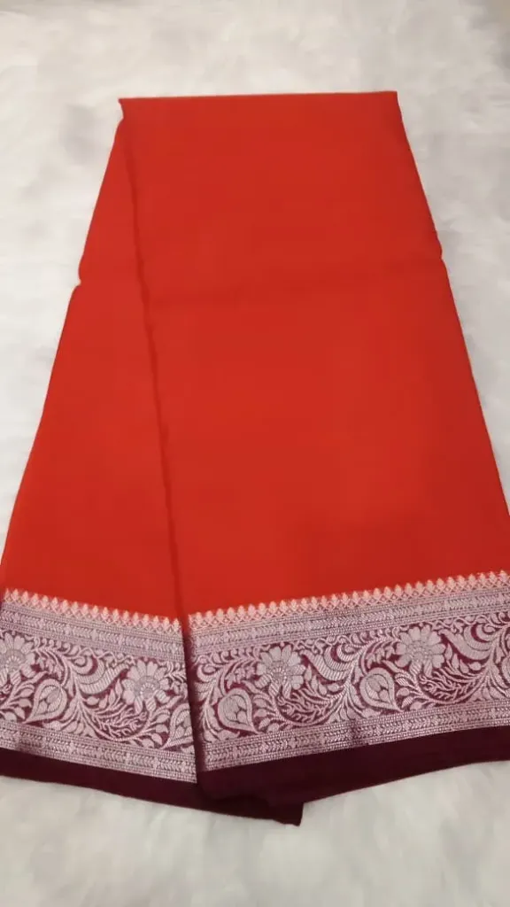 orange warm silk