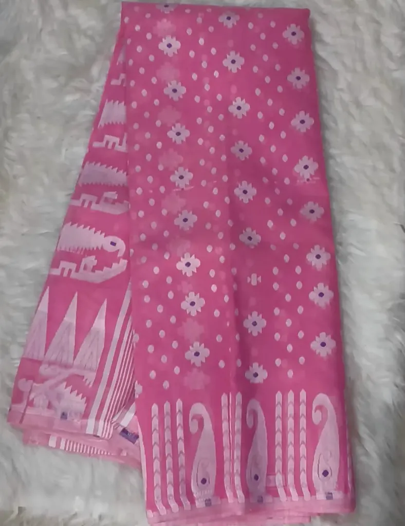 Zamadhani  Sarees - 2nd Quality Pink