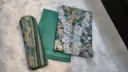 Cotton Dress Material - Teal Green