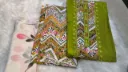 Cotton Dress Material - Light Green