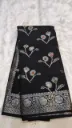 Mango Silk Meenakari Butti (Black)