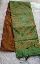 Printed Kanta Sarees - Brown/Green